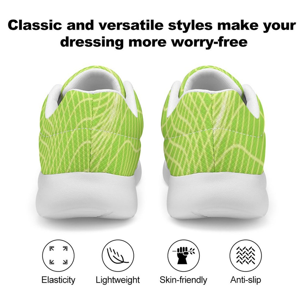 Perfect & Popular Lime Signal Knit Sneaker | product detail | TOP SECRET