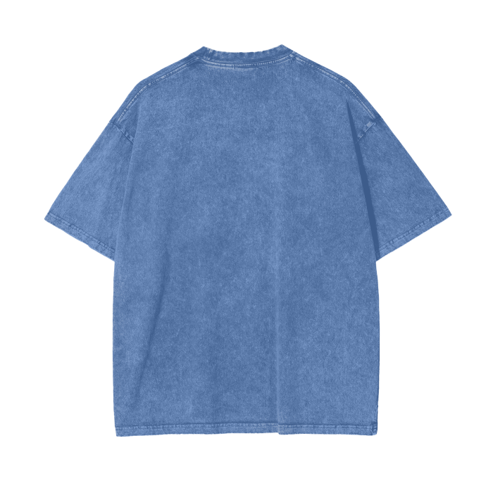 ATL MIND Blue Signal Acid Wash Tee | product detail | TOP SECRET