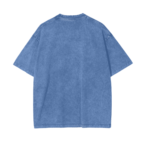 ATL MIND Blue Signal Acid Wash Tee | product detail | TOP SECRET