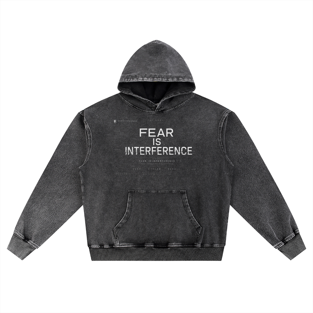 Perfect & Popular Snow Wash Oversized Hoodie | product detail | TOP SECRET
