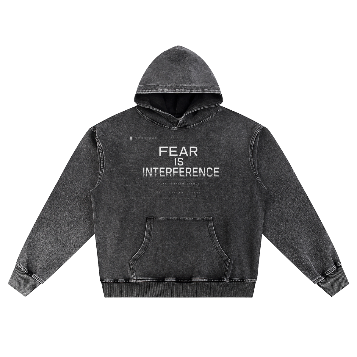 Perfect & Popular Snow Wash Oversized Hoodie | product detail | TOP SECRET