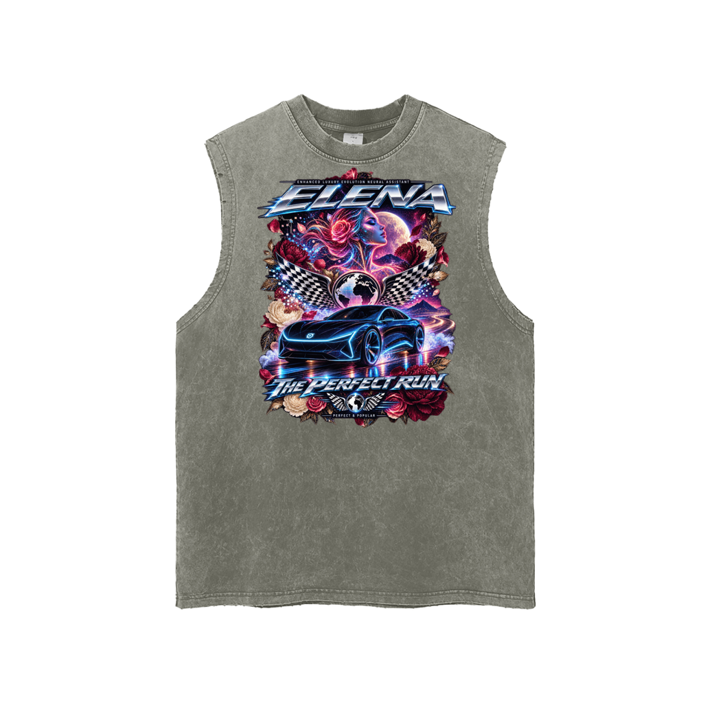 Perfect & Popular Grand Prix Frayed Hem Tank | product detail | TOP SECRET