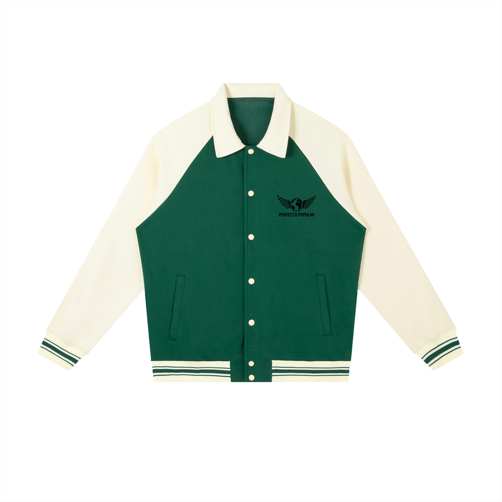 Perfect & Popular Contrast Raglan Baseball Jacket | product detail | TOP SECRET
