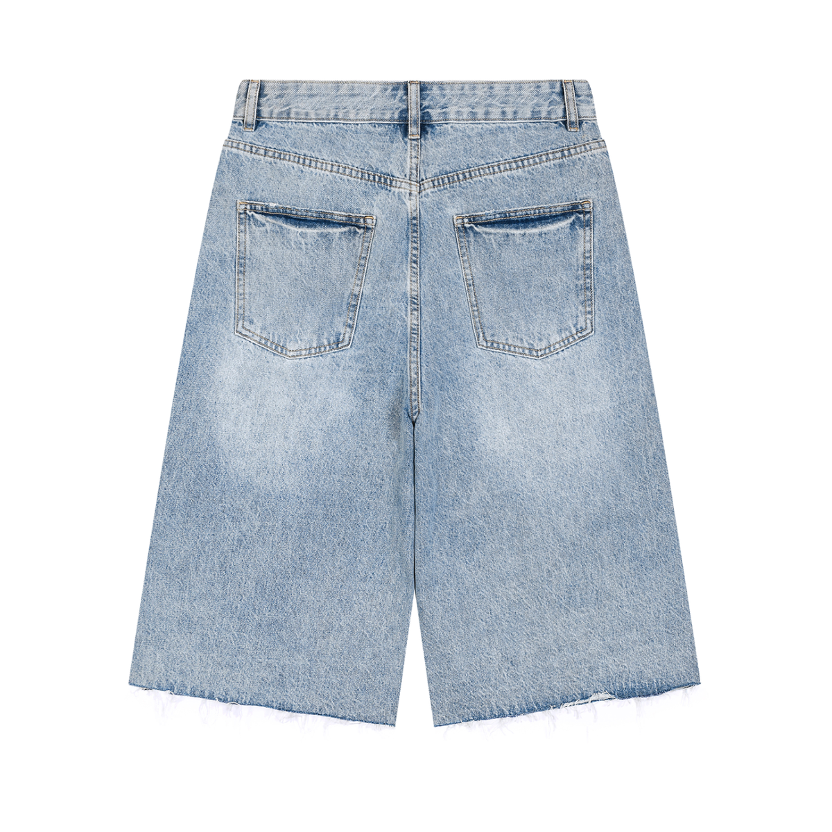 Perfect & Popular Vintage Wide Leg Denim Shorts | product detail | TOP SECRET