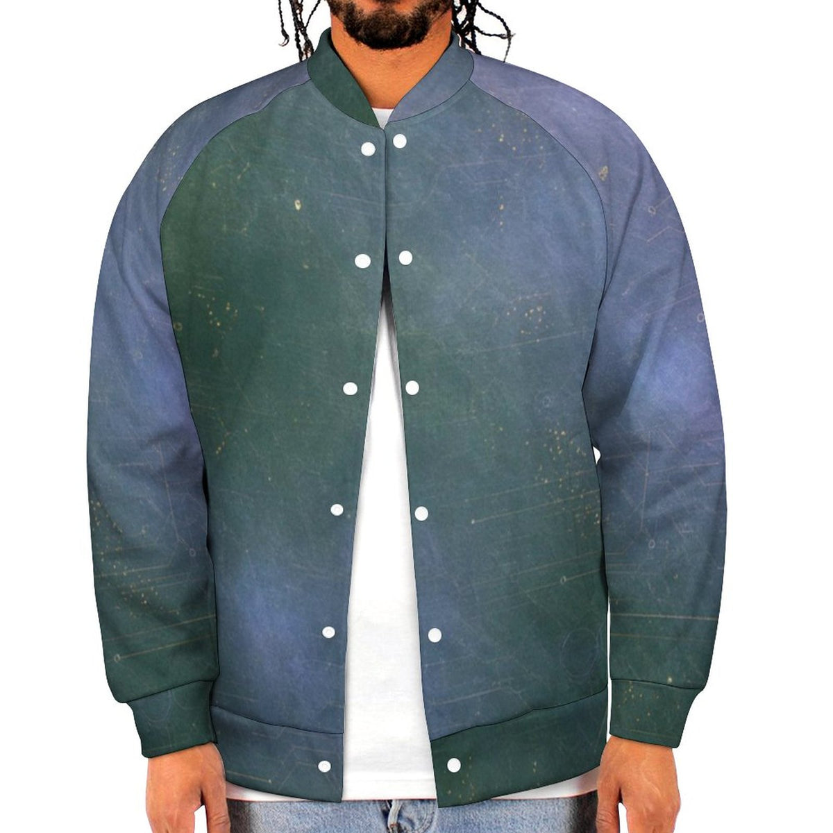 Perfect & Popular Nebula Baseball Jacket | product detail | TOP SECRET