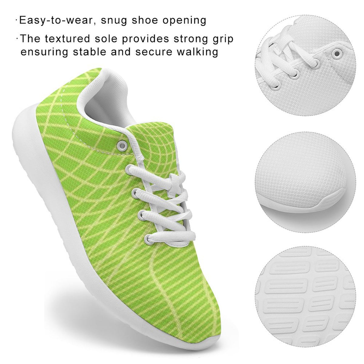 Perfect & Popular Lime Signal Knit Sneaker | product detail | TOP SECRET