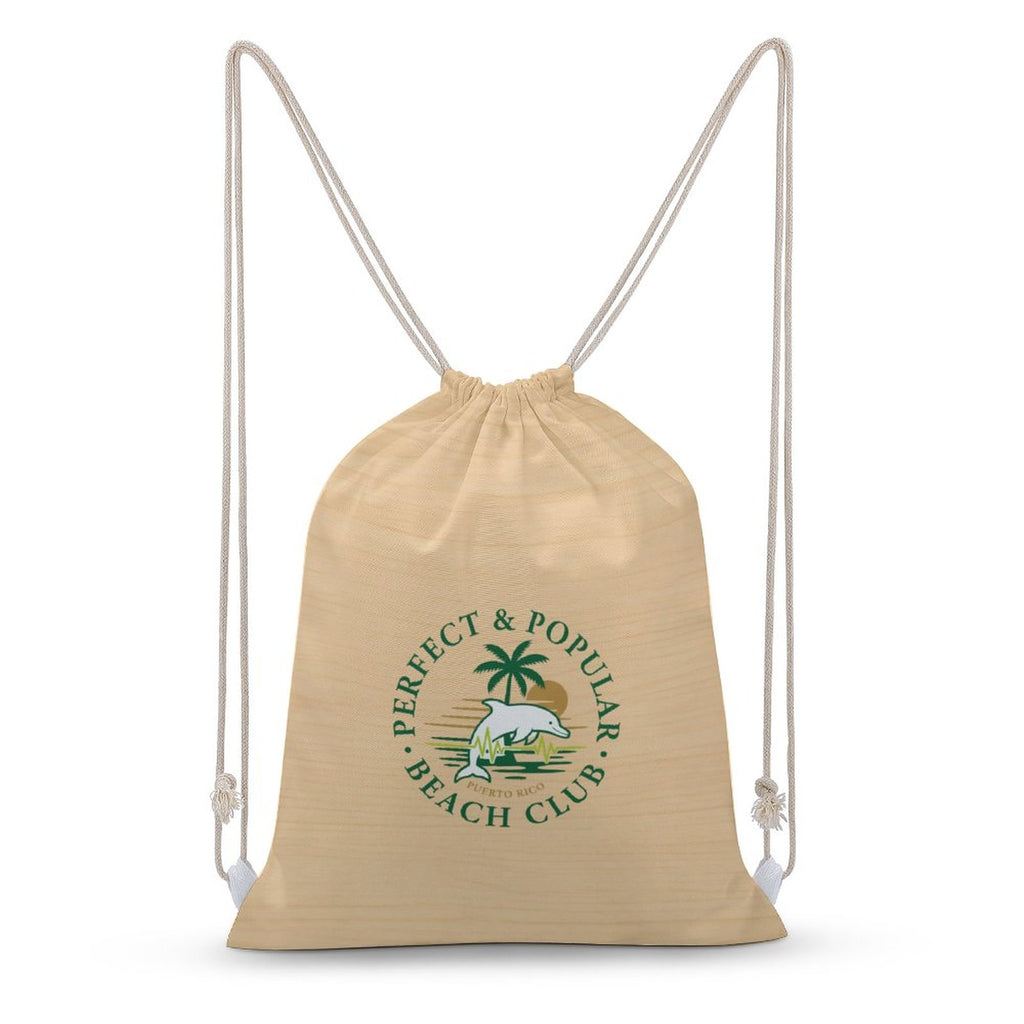 Perfect & Popular Seal Canvas Drawstring Bag | product detail | TOP SECRET